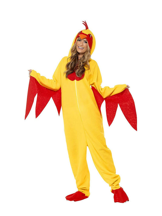 Ronderf | Hühner Kostüm Unisex | Lustiger Overall