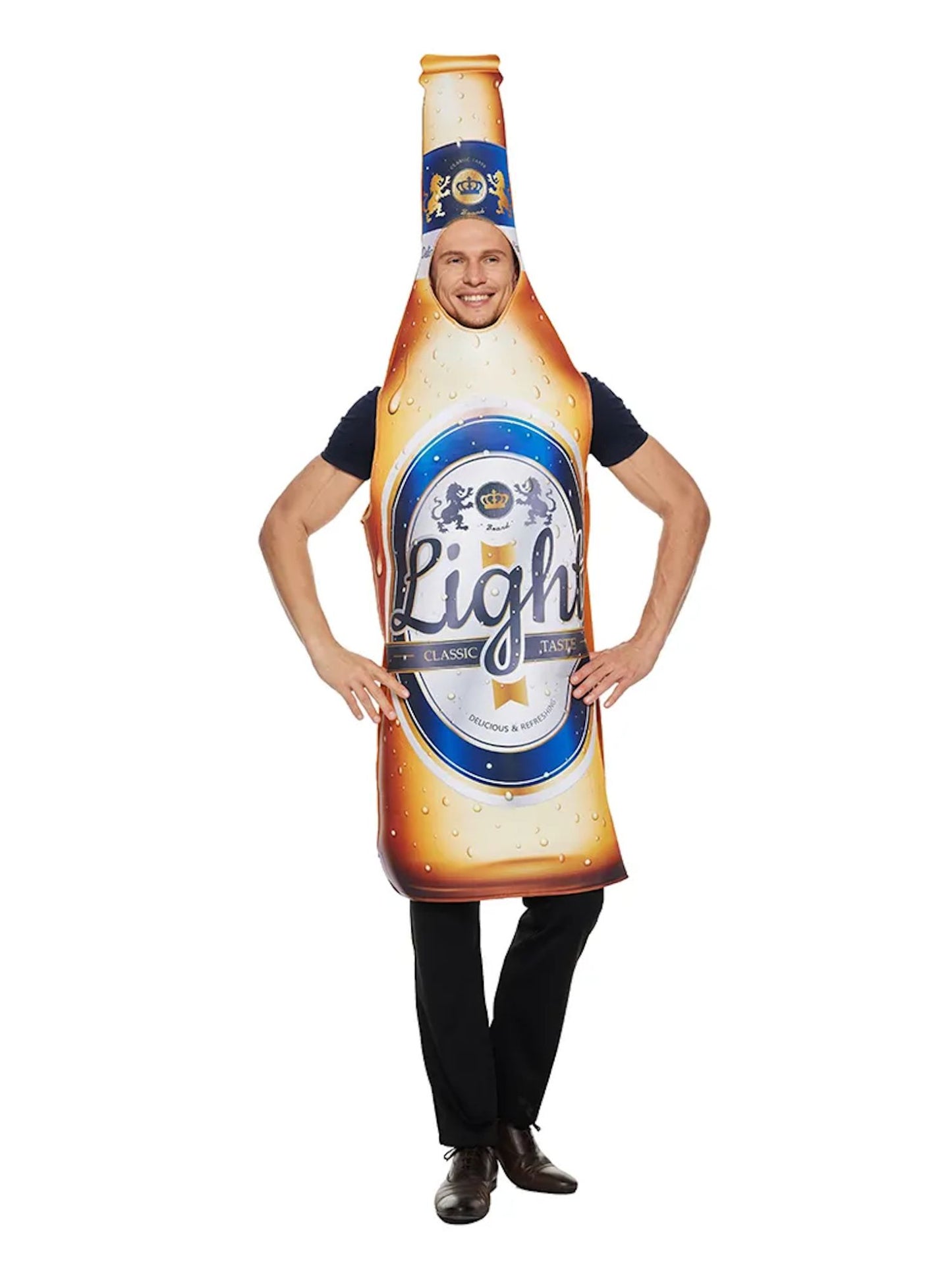 Ronderf | Bierflaschen Kostüm Unisex | Lustiger Jumpsuit