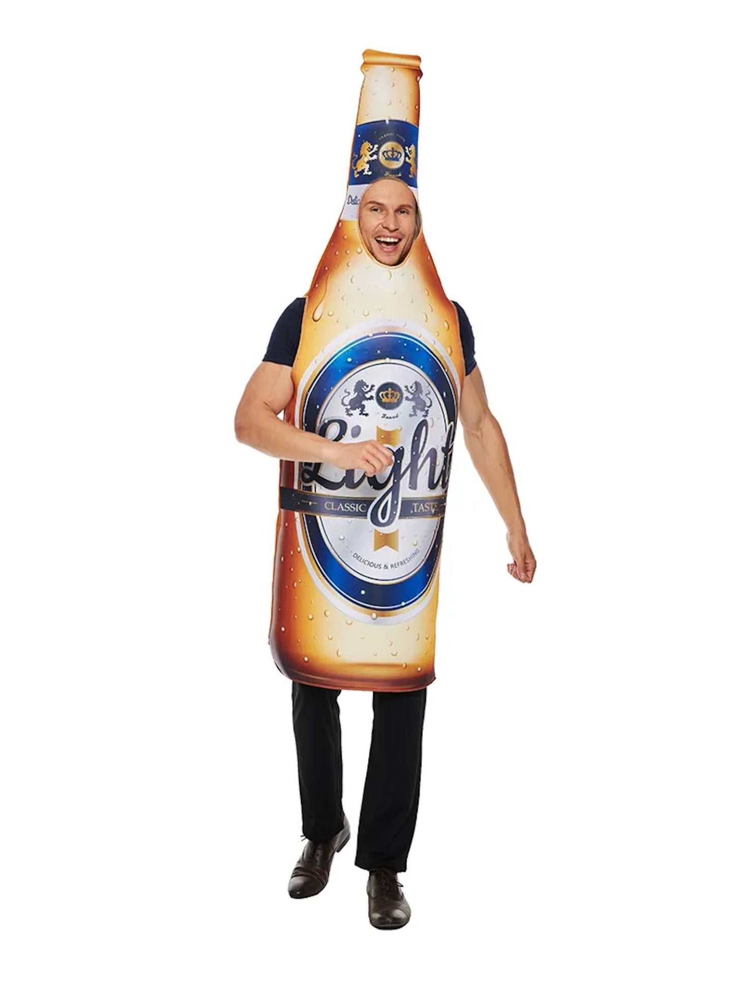 Ronderf | Bierflaschen Kostüm Unisex | Lustiger Jumpsuit